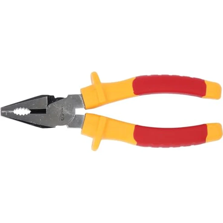 KSTOOLS Vde Kombizange 185mm, induktiv gehärtete Präzisionsschneiden, 2-Komponentengriff, matt verchromt, 1000Volt GS zertifiziert – Bild 3