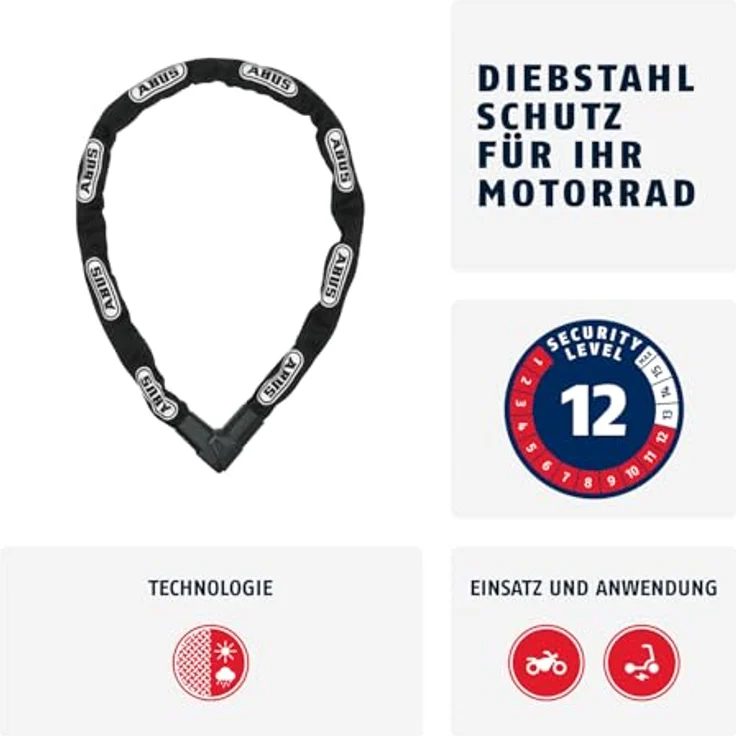 Kettenschloss Abus CityChain 1010 : 140 cm – Bild 3