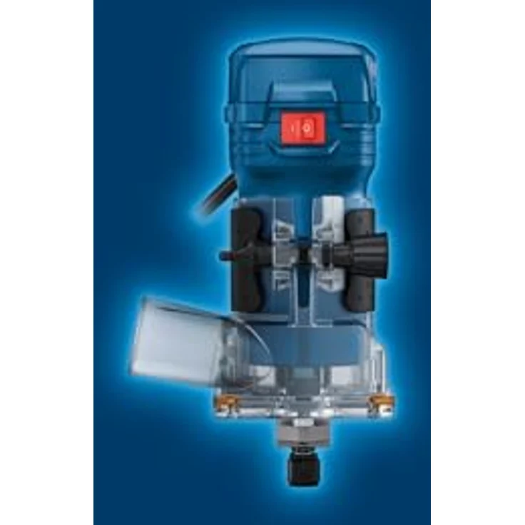 Bosch Kanten-Laminatfräse GLF 55-6, 550W Motor, 33.000 min⁻¹, transparentes Gehäuse, 1.4 kg – Bild 2