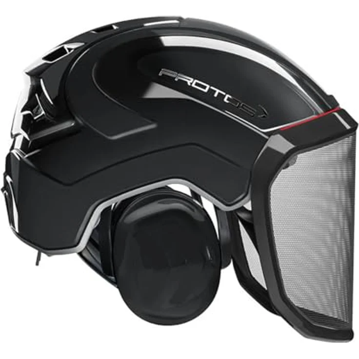 Protos Helm Integral Forest schwarz, feines Visier – Bild 2