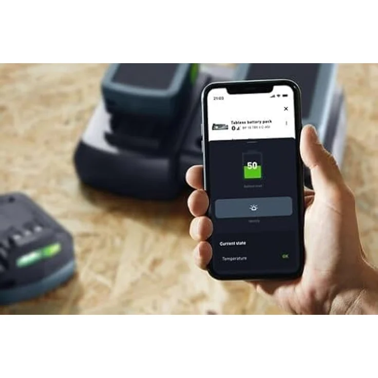 Festool 578745 BP 18 TBX 4 C-ASI, Akku-Adapter 18V 4Ah mit Tabless Zelltechnologie und AIRSTREAM Schnellladung – Bild 4