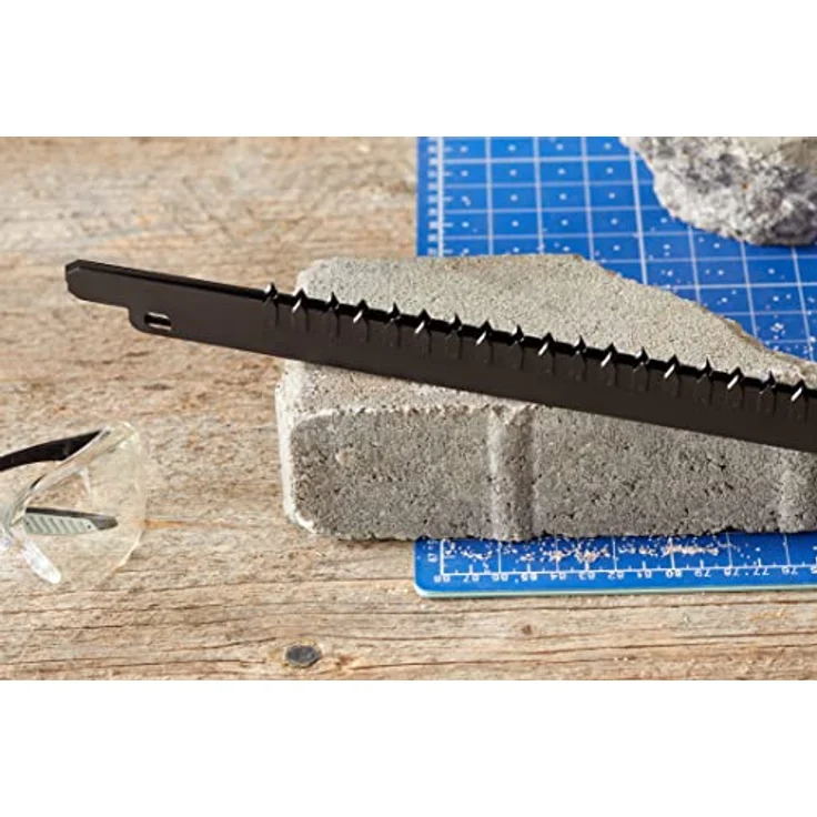 DeWalt Alligator- Spezialsägeblätter (Arbeitslänge 430 mm, Zahnmaterial: HM, für einfache Schnitte in Hochlochziegel bis Festigkeitsklasse 20 N- mm²) DT2976 – Bild 6
