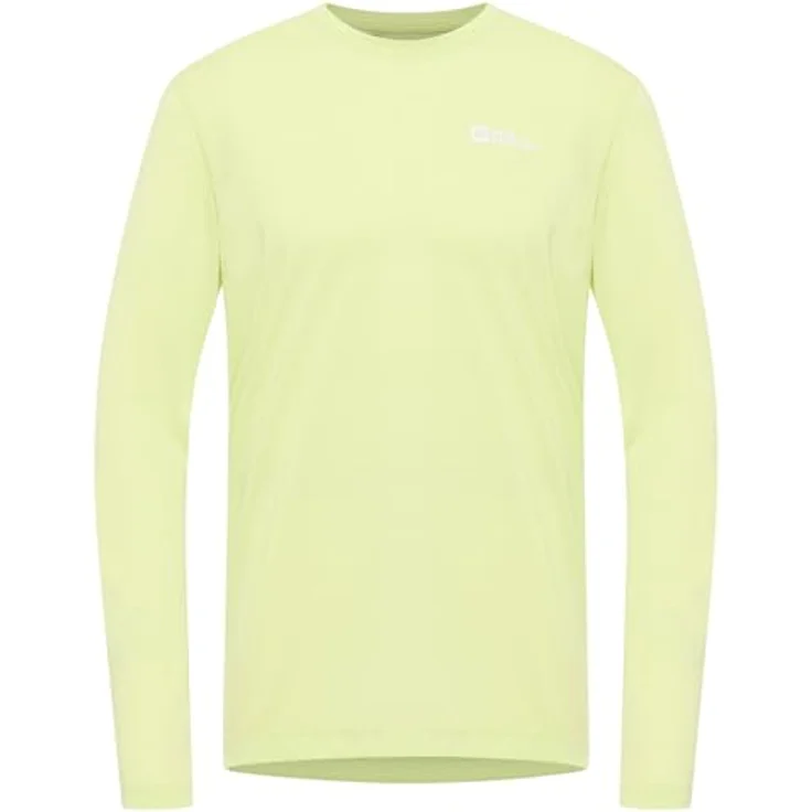 Jack Wolfskin VONNAN Ls T M, Herren Long Sleeve Shirt, Gelb, TEXADRI Material mit MICROBAN® Technologie, Größe S – Bild 3