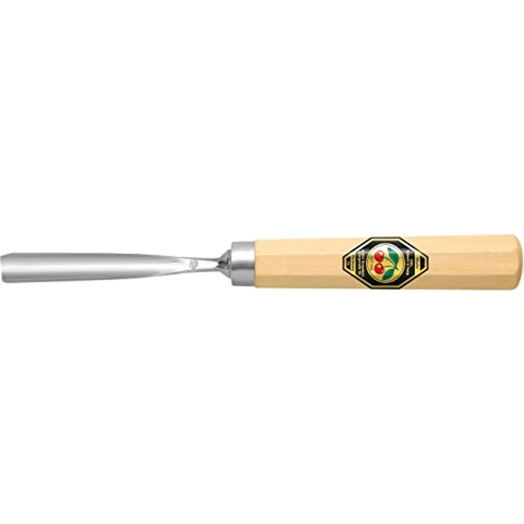 Kirschen Kerbschnitzbeitel mit Weißbuchenheft Stich 8 , 2mm