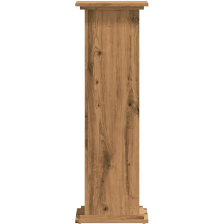 vidaXL Blumenständer Artisan-Eiche, 33x33x100 cm, robuster Holzwerkstoff, zeitloses Design, max. Belastbarkeit 60 kg – Bild 5