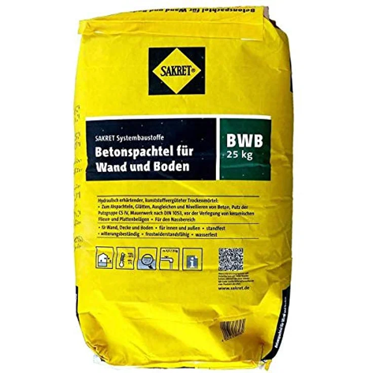 SAKRET Betonspachtel für Wand und Boden BWB 25 kg – Bild 2