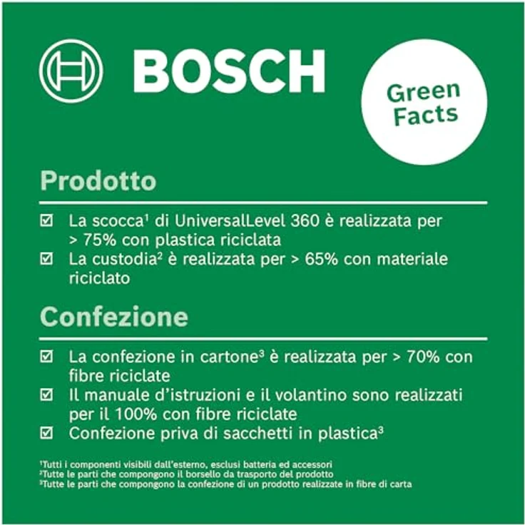 BOSCH UniversalLevel 360, Kreuzlinien-Laser mit grünen Laserlinien, im eCommerce-Karton – Bild 4