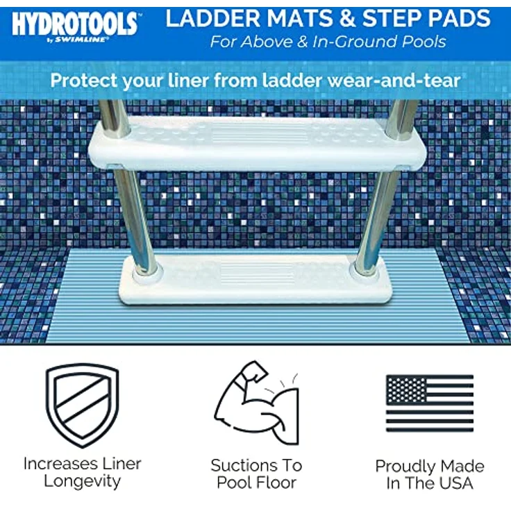 Swimline Hydro Tools Schutzmatte für Poolleiter, Trittschutz One Size Mehrfarbig – Bild 8