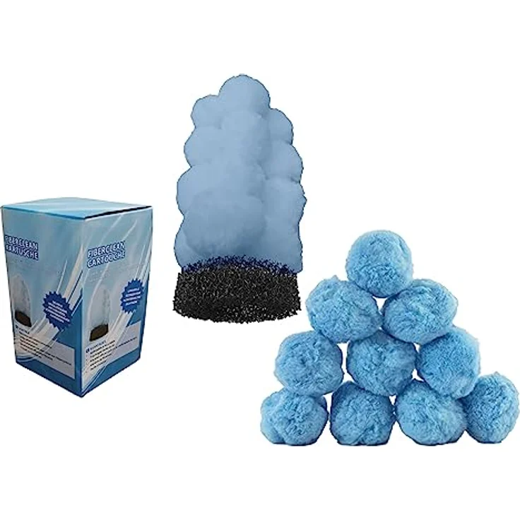 COIL Aqualoon Filterbälle, Kartuschenfilter für Pool, 70g, Ersatz für Bestway Typ III und Intex Typ A, Blau – Bild 1
