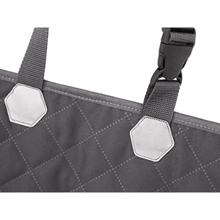 DOGGY Hundeautositz, Hundebox, Hundebett, Transportboxen, Rückbank, Hundedecke, Hundekörbchen, Katzenbett für kleine Hunde, 135 x 45 cm, wasserdicht, in Graphit Oxford - Preisvergleich – Bild 5