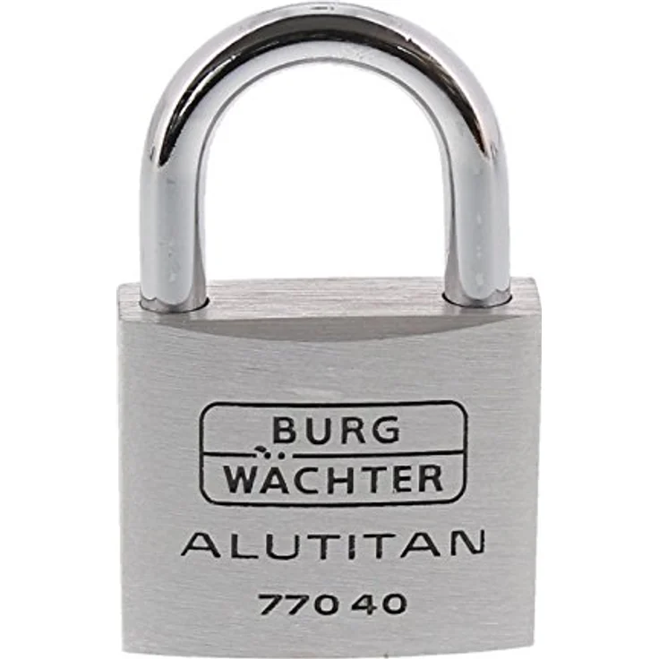 BURG-WÄCHTER Zylinder-Vorhangschloss, 6,5 mm Bügelstärke, Alutitan 770 40 SB, 40 mm – Bild 3