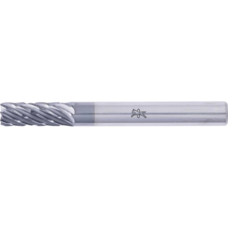 PFERD TOOLS 21001081 Frässtift, zylindrisch Ø 6mm, HICOAT-Beschichtung, Länge 55mm, Arbeits-Länge 16mm, hohe Zerspanungsleistung