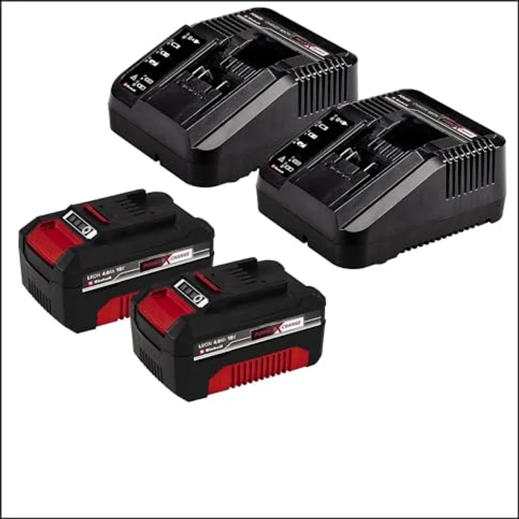 Einhell Akku-Rasenmäher GE-CM 36/43, Li M, 2x4,0, Rasenmäher mit TWIN-PACK Technologie, bürstenlosem Motor und Mulchkeil – Bild 3