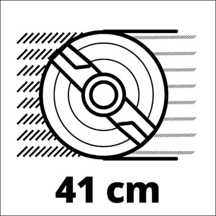 Einhell GP-CM 36/41 Li, 18V Akku-Rasenmäher mit 2x4 Ah Akkus, 41 cm Schnittbreite, bürstenloser Motor, 6-stufige Schnitthöhenverstellung – Bild 11