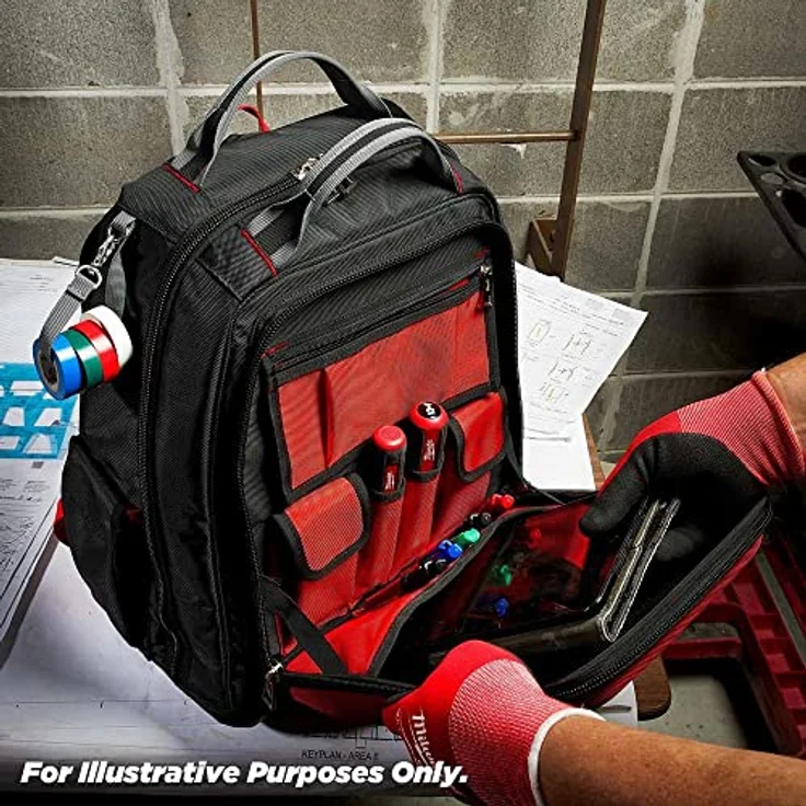 Milwaukee 932471131 PACKOUT Rucksack, Rot – Bild 4