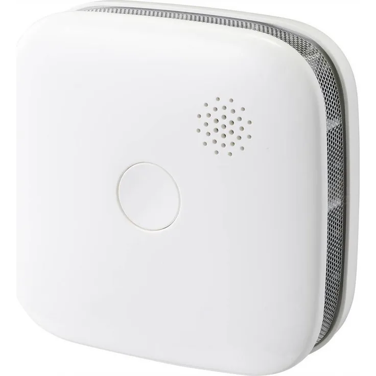 Sygonix Funk-Rauchwarnmelder inkl. 5 Jahres-Batterie, vernetzbar, Rauchmelder (optisch und akustisch Alarm, weiß)