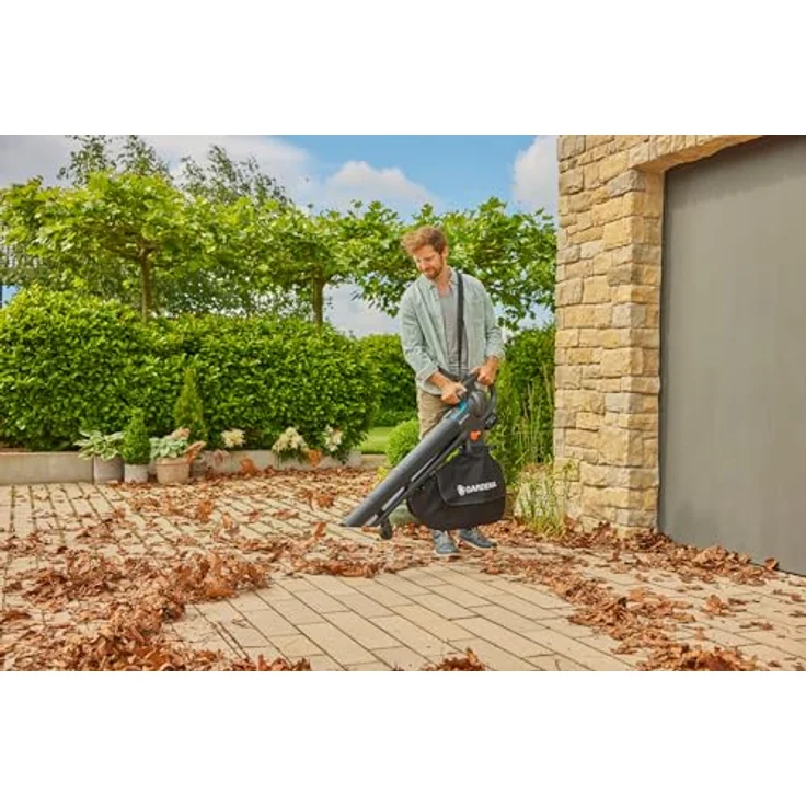 Gardena PowerJetCollect Solo, Akku-Laubsauger/-bläser 18,0 V, Metallrotor, 360-Grad-Rad, 30,0 l Behältervolumen – Bild 5