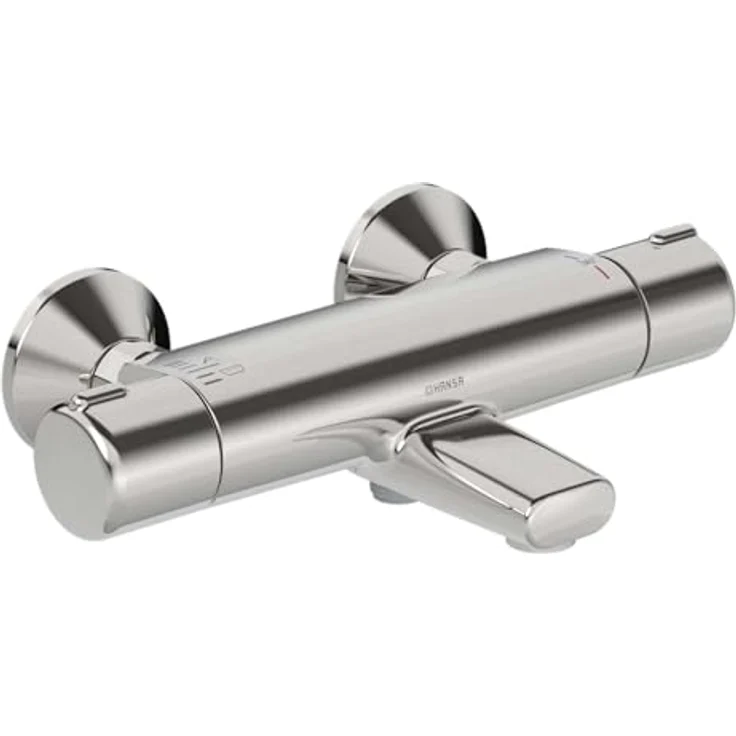 Hansa Micra Badthermostat Thermocool Chrom, Duscharmatur mit Umsteller, Sicherheitsverriegelung – Bild 1