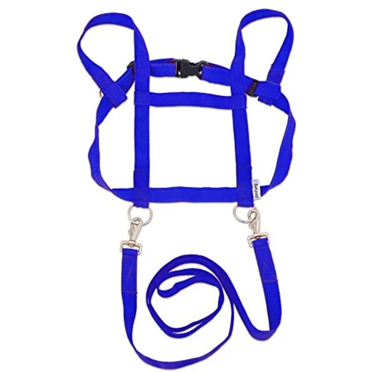 Betzold Sport Pferdegeschirr für Kinder, strapazierfähiges Nylon, verstellbar, inklusive Karabiner und Schnellverschluss