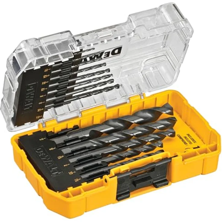 Dewalt DWA1184 Spiralbohrer-Set, schwarz-oxidbeschichtet, HSS, 14-teilig – Bild 3