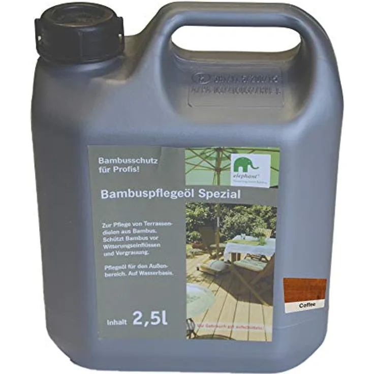 elephant Bambus-Pflegeöl "Spezial", für CoBAM-Terrassendielen, coffee, 2,5 L