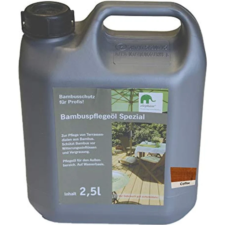 elephant Bambus-Pflegeöl "Spezial", für CoBAM-Terrassendielen, coffee, 2,5 L