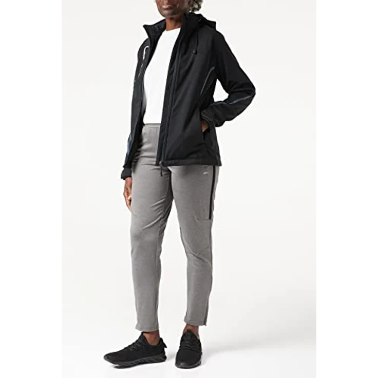 Erima Softshelljacke Damen Softshelljacke Function, Flexibles Softshell-Material, ERIMA-TEX® Membran, Atmungsaktiv, Handstulpen, abnehmbare Kapuze, blau – Bild 3