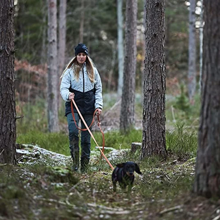Non-stop dogwear Friction Long line, Schleppleine mit Gummieinsätzen, 10m Länge, 20mm Breite, Twistlock-Karabiner – Bild 5