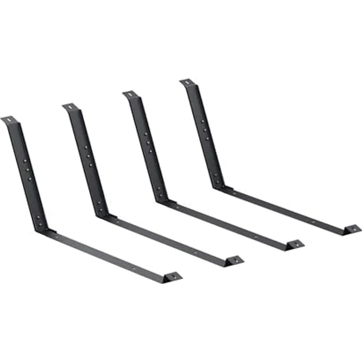 Anker SOLIX Solarmodulhalterung für Flachdach & Garten, für 2 Panels, leichtes DIY-Setup, feuerverzinkter Stahl, rutschfeste Pads