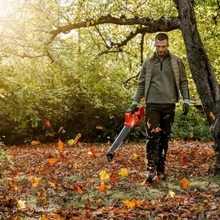 Husqvarna Laubsauger + Laubbläser 230iB, Akku-Laubbläser (Akkubetrieb, 218 km/h Luftstrom) – Bild 2