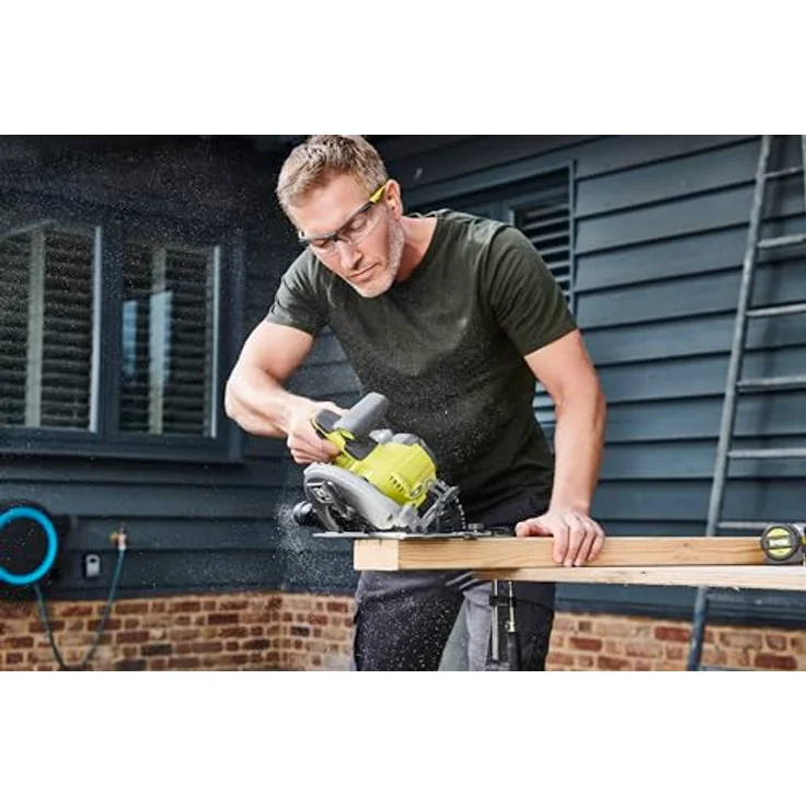 RYOBI 18 V ONE+ Brushless Akku-Handkreissäge RCS18BL-0, 184 mm Sägeblatt, werkzeuglose Einstellungen – Bild 2