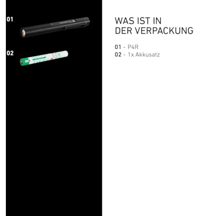 Magni Ledlenser P4R, wiederaufladbare LED Inspection Taschenlampe, 300 lm, schwarz, 14.20 cm, IP54, fokusierbar – Bild 6