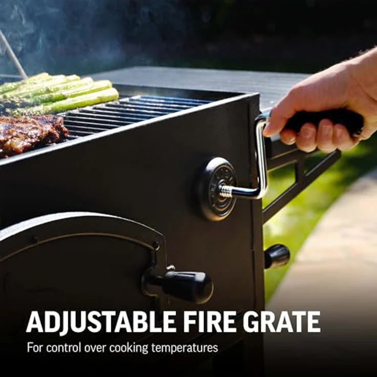 Kamado Joe Char-Griller 30 Zoll Holzkohlegrill BBQ, robuste Gusseisenroste, EasyDump-Ascheauffangschale, doppelte Luftklappensteuerung – Bild 3