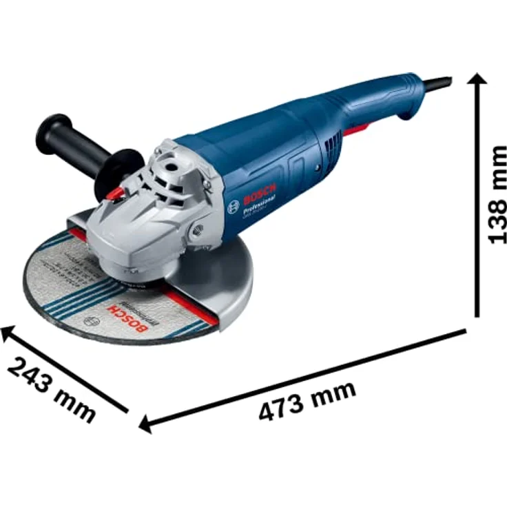 Bosch Winkelschleifer GWS 20-230 J Professional, Karton – Bild 2