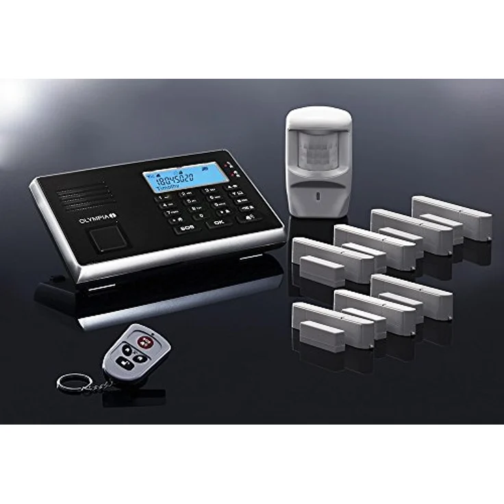Olympia Protect 9061 Sicherheit Plus Alarmanlage GSM Funk Set 1 x Bewegungsmelder 7 x Tür Fenster Kontakte und Fernbedienung – Bild 3