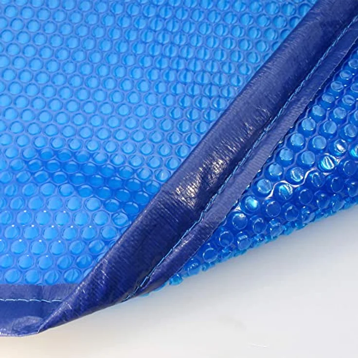 Planet Pool Profi Line Solarplane, Luftpolsterabdeckung für runde Pools 450 cm, 400 µm, blau transparent, UVA- und chlorbeständig – Bild 1