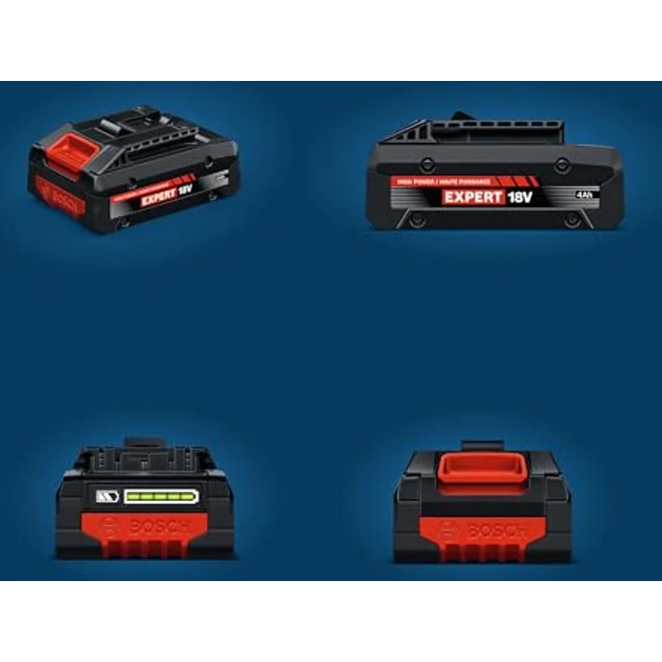Bosch EXPERT 18V System Hochleistungsakku-Set EXBA18V-55, 4x EXBA18V-40 (2000 W) + 2x EXBA18V-80 (2400 W), mit L-BOXX 136 – Bild 5