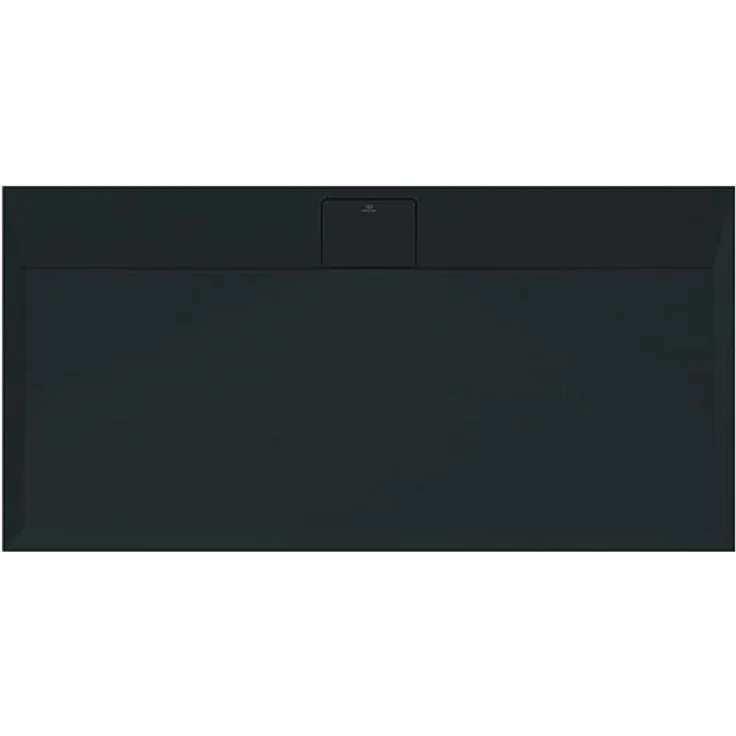 Ideal Standard Ultra Flat S i.life Rechteckige Duschwanne 140 x 70, aus Kunstharz in Schwarz, rutschfest, mattes Finish, lange Ablaufgarnitur – Bild 3
