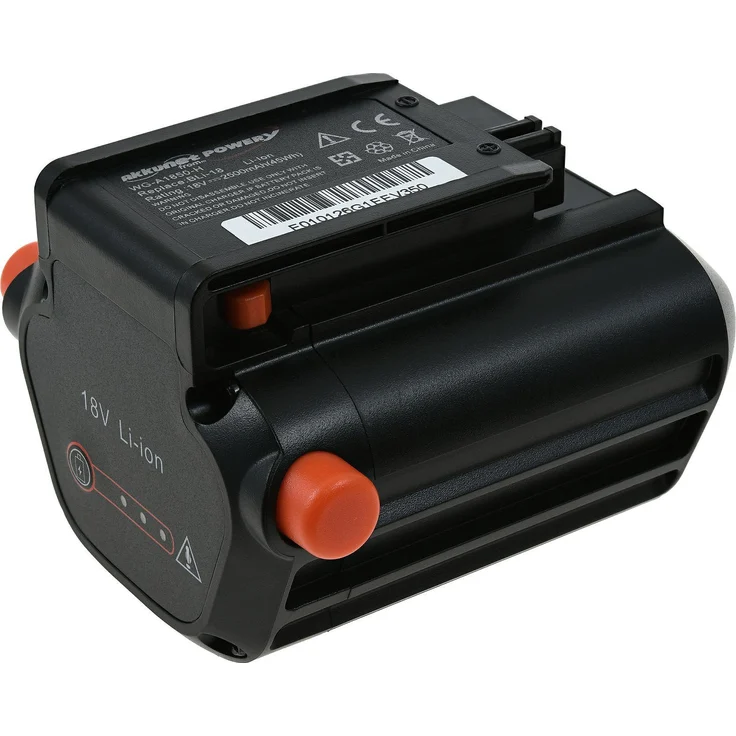 Powery Powerakku für Gardena Typ 09839-20, 18V 2500mAh Li-Ion