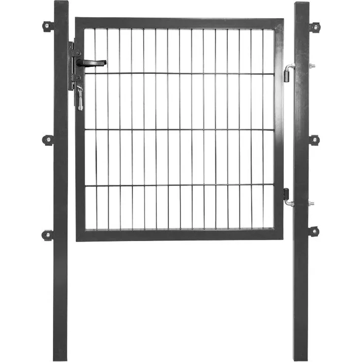 Peddy Shield Gartentor, BxH: 100x100 cm, anthrazit, pulverbeschichtet verzinkt, UV-beständig