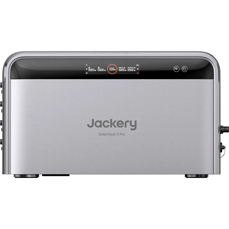 JACKERY SolarVault 3 Pro, 2520 Wh Solarspeicher mit integriertem Wechselrichter, inkl. Gratis Smart Meter - 0% MwSt. gemäß § 12 Abs. 3 UStG