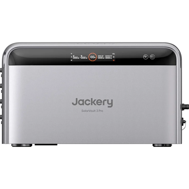 JACKERY SolarVault 3 Pro, 2520 Wh Solarspeicher mit integriertem Wechselrichter, inkl. Gratis Smart Meter - 0% MwSt. gemäß § 12 Abs. 3 UStG