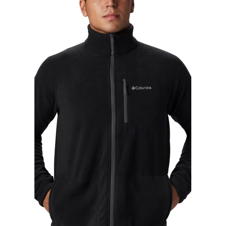 Columbia Winterjacke Fast Trek II Full Zip Fleece, Klassische Passform, Sicherheitstasche, Schwarz