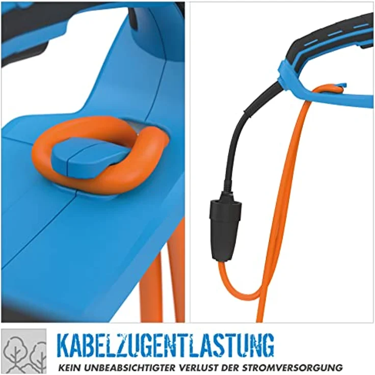 Güde Elektro Kettensäge KS 405 EC, 2400 Watt, 385 mm Schnittlänge, Kettenschnellspannsystem, Metall Stammhaltekralle – Bild 5