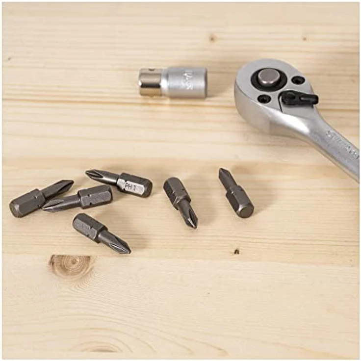 STIER Phillips-Bit PH 1, Form C 6,3, 25 mm, 10er Pack für langlebige und kraftvolle Anwendungen – Bild 2