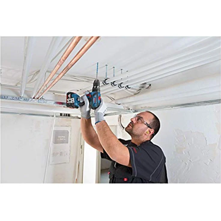 Bosch Professional 18V System Akku Schlagbohrschrauber GSB 18V-28 (max. Drehmoment: 63 Nm,max. Schrauben-D: 8 mm,Bohr-D max.: Holz-Stahl-Mauerwerk 38-13-13 mm, ohne Akkus und Ladegerät, im Karton) – Bild 5