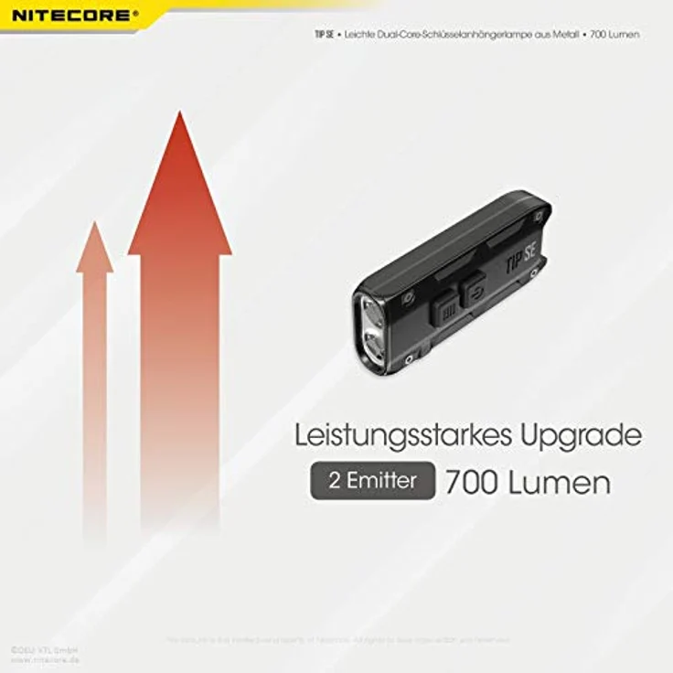 Nitecore Taschenlampe Tip SE 700, wiederaufladbar mit 700 Lumen – Bild 4