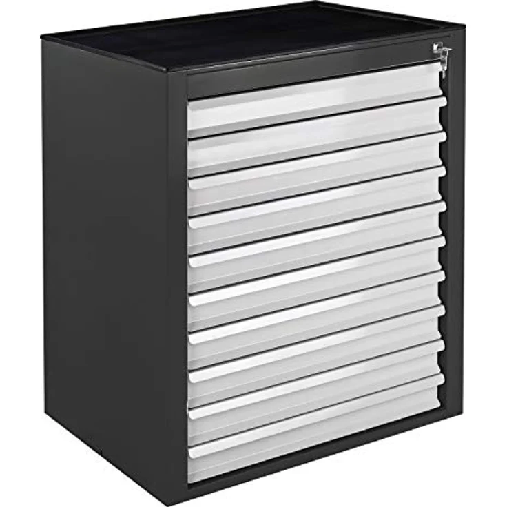 ADB Schubladenschrank Mammut 10 SL Maxi RAL7016/7035, aus Metall, für die Werkstatt als Werkzeugschrank, Hergestellt in der EU – Bild 1