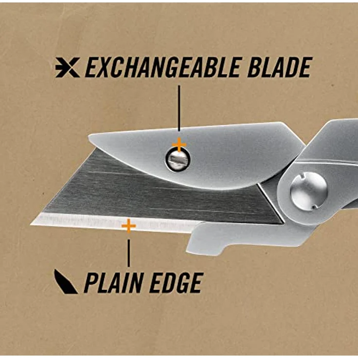 Gerber EAB Utility Lite, Klappbares Cuttermesser mit 3,8 cm Universalklinge und Gürtelclip – Bild 3