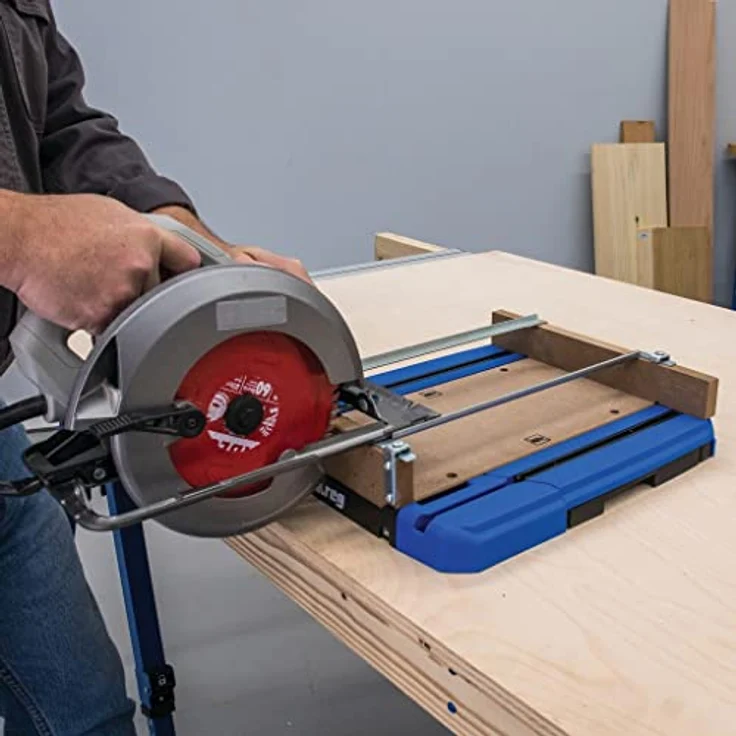 Kreg Mobile Kappstation KMA4100-INT Zuschnitt Kappsäge Sägekante Handkreissäge – Bild 6